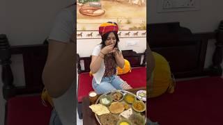 Rajasthani thali #jaipur #rajasthani #rajasthan #shorts #rajasthanithali