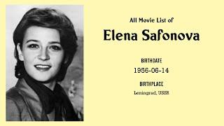 Elena Safonova Movies list Elena Safonova| Filmography of Elena Safonova