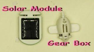 Robot kits solar module and gear box