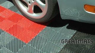 Perforated Click Garage Tile - Garage Flooring by Greatmats