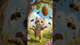 The Cat While Collecting Honey! #blepbox #cat #honey