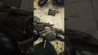 Yamaha XVS 1100 exhaust sound #shorts