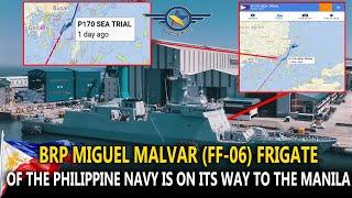 BREAKINGL PHILIPPINE NAVY NEWEST WARSHIP BRP MIGUEL MALVAR ENROUTE TO MANILA