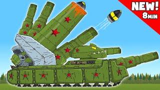 TOP 3 Monster Tanks - All Series Cartoons about tanks