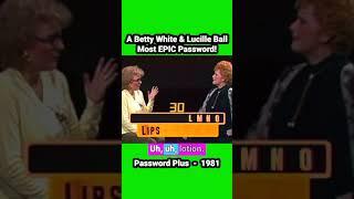 A #bettywhite & #lucilleball EPIC #password ! #gameshows #goldengirl #lucy #legends  #icons #1980s