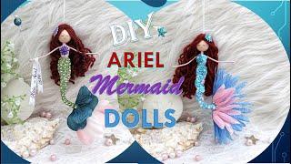 DIY Ariel Mermaid Dolls | How to Make Fairy Dolls - Huong Harmon