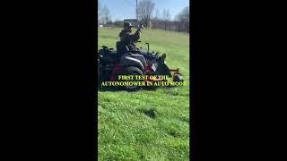 Ardurover Mower Autonomous Mower  - AUTONOMOWER FIRST TEST