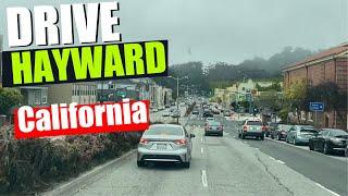 Hayward California, Driving Downtown - USA 2022