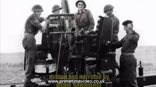 Archive video of Territorial Army, UK Military in World War Two