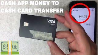   How To Transfer Money From Cash App To Cash Card 