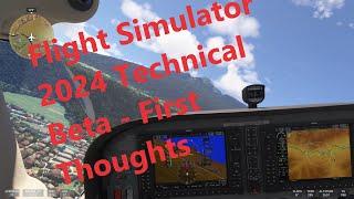 Flight Simulator 2024 Tech ALPHA impressions/ basic comparison to 2020 and X-Plane 12 (CPU and GPU)