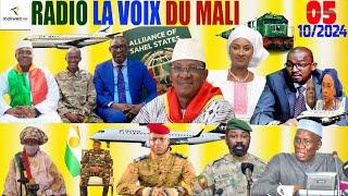 La Revue de Presse de la RADIO LA VOIX DU MALI du 05 OCTOBRE 2024