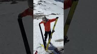 Skiing at Mt. Whitney with Asgard Series Collapsible Trekking Poles