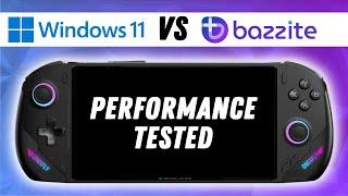 Best Handheld Gaming performance: Bazzite or Windows 11?