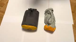 Sea to Summit dry bag Evac - new version - compression speed test