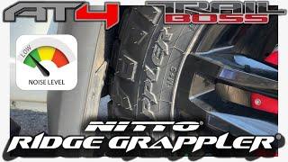 Max Tire Size, No Rub, No Trimming. Trail Boss, AT4, Nitto Ridge Grappler