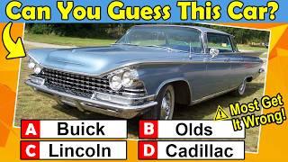 Remember These 20 Classic Cars? How Many Can You Guess Right?