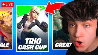 TRIO CASH CUP TOURNAMENT! (Fortnite)