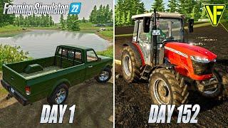 Starting A Farm With £50 And An Old Truck on No Mans Land (Part 1) | Farming Simulator 22 Supercut