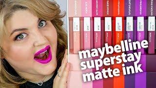 НЕДЕЛЯ СВОТЧ-ВИДЕО: САМЫЕ СТОЙКИЕ ПОМАДЫ MAYBELLINE SUPERSTAY MATTE INK!