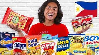 I Tried Every Filipino Snack (ft. The Bee From Jollibee)