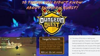 10 Things You Didn't Know About Dungeon Quest (Roblox)