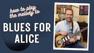 Blues For Alice (Charlie Parker) - How To Play On Jazz Guitar