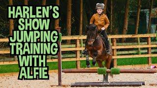 HARLEN'S SHOWJUMPING TRAINING WITH ALFIE!