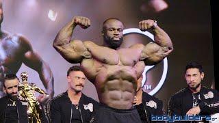 Samson Dauda Challenging Everyone At The 2024 Mr. Olympia Press Conference