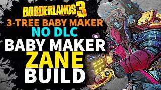 Borderlands 3 | No DLC Tediore Zane Build | 3-Tree Baby Maker | Level 72 Mayhem 11