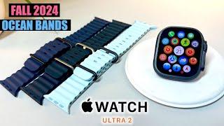 NEW 2024 Ocean Bands for Apple Watch ULTRA 2 (ALL COLORS, Silver & Black) Review [Hands-On]