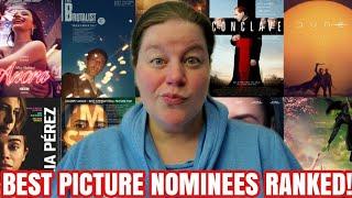 Ranking The 2025 Best Picture Nominees!