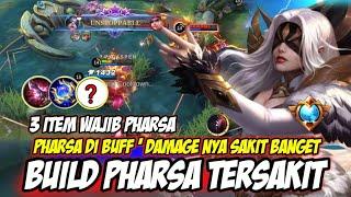 EMBLEM BUILD PHARSA TERSAKIT 2022, ITEM PHARSA PALING SAKIT TOP GLOBAL MOBILE LEGENDS