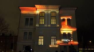 Lux Helsinki festival, 3D projection light show