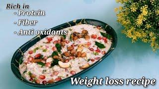 Oats Curd Meal| Low calorie recipe for weight loss | #lowcaloriefoods #lowcaloriedietplan