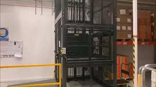 NHS UK Biocentre Mezzanine Goods Lift Designed, Manufactured & Installed by Advanced Handling