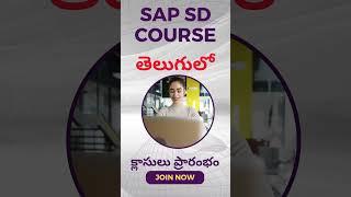 SAP SD Course తెలుగులో #sapsdcontent