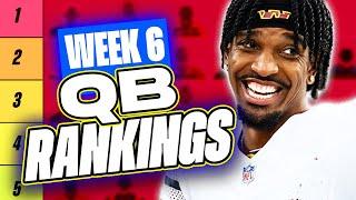  NEW Top 20 QB RANKINGS for Week 6 Fantasy Football  | Fantasy Football Rankings