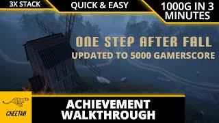 One Step After Fall - UPDATED TO 5000G! Achievement Walkthrough (1000G IN 3 MINUTES)