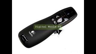 Logitech Wireless Presenter R400, Wireless Presentation Remote Clicker with Laser Pointer