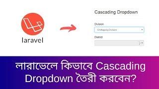 How to make a cascading dropdown in Laravel framework | How to question in Laravel | learn24bd