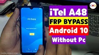 iTel A48 FRP Bypass Android 10 Without Pc 2022 - All iTel Google Account Remove Without Apk