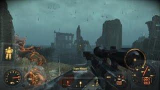 Fallout 4 - Anti-Material Rifle vs. Behemoth