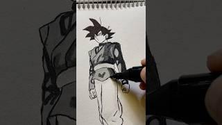 Drawing goku black || dragon ball characters drawing || #animedrawing #goku #vegeta #art