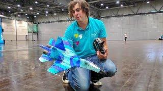 AMAZING LIGHTWEIGHT RC SUCHOI SU-30 MK INDOOR FLIGHT DEMONSTRATION