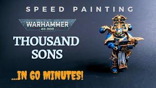 Speed Painting: Thousand Sons (In 60 Minutes)