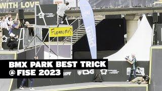 INSANE BMX Park BEST TRICK Contest @ FISE 2023