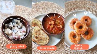 Mealprep with Marion: Minestrone Soup, Fruit Salad, Kuih Keria