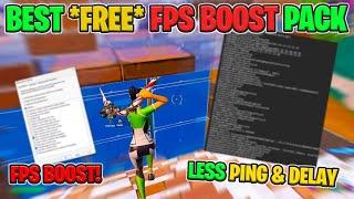 *BEST* FPS BOOST Pack in Fortnite Chapter 4!  (Boost Fps, Lower Delay & Lower Ping)