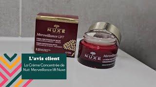 NUXE - La Crème Concentrée de Nuit Merveillance lift- Easypara